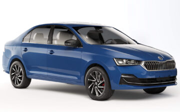 Rent Škoda Rapid Blue 
